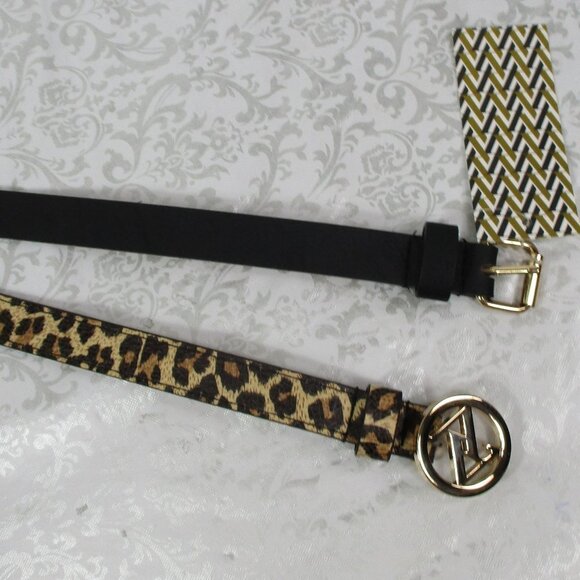 ADRIENNE VITTADINI Set of 2  Black/Animals Print NWT Size 1X - Picture 2 of 6